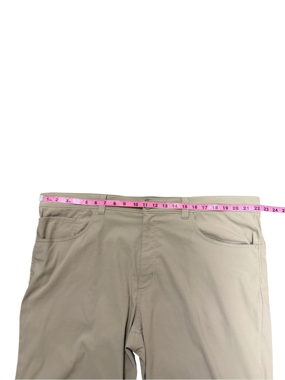 Eddie Bauer Men's Horizon Guide Chino Pants Slim Fit Light Khaki Slacks - 42/34 - Picture 8 of 11